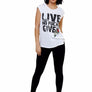 Ladies "Live No Fuchs Given" Bamboo Shirt